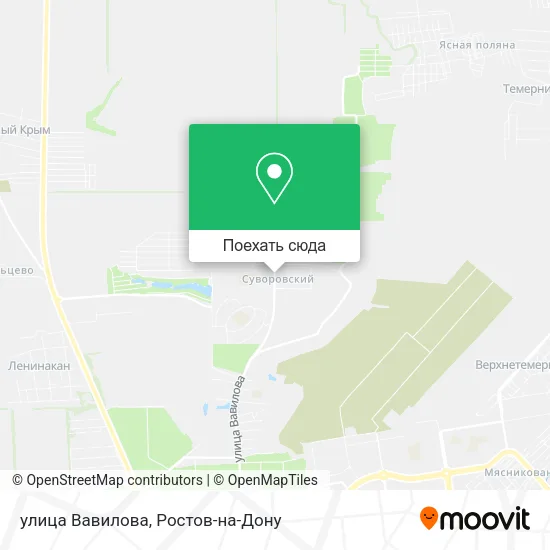 Карта улица Вавилова