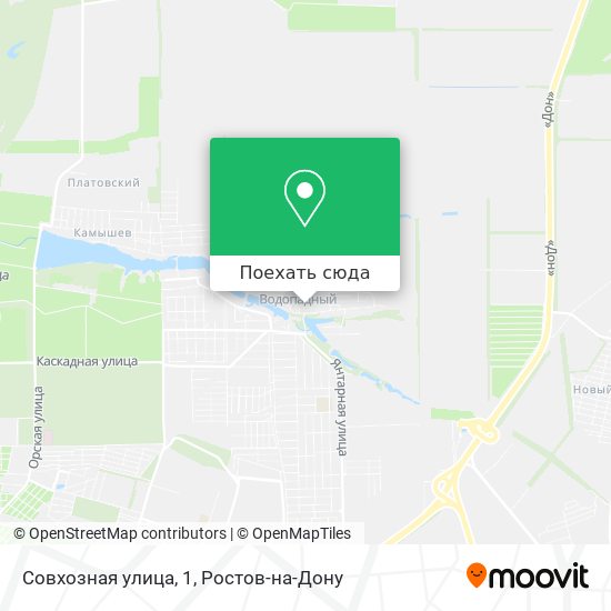 Карта Совхозная улица, 1