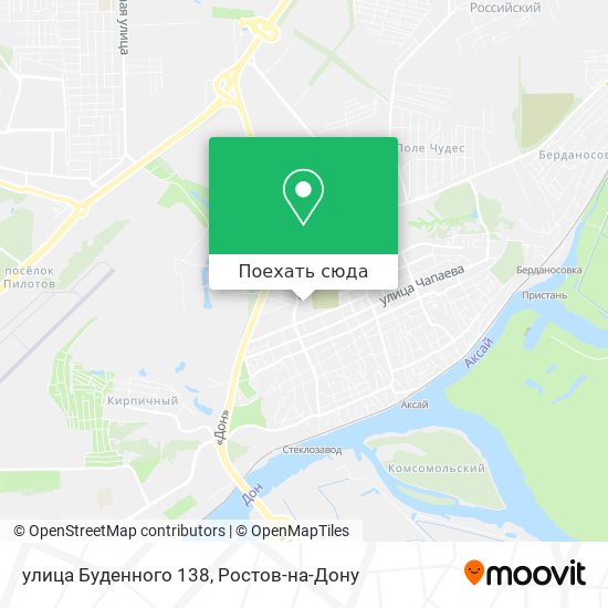 Карта улица Буденного 138