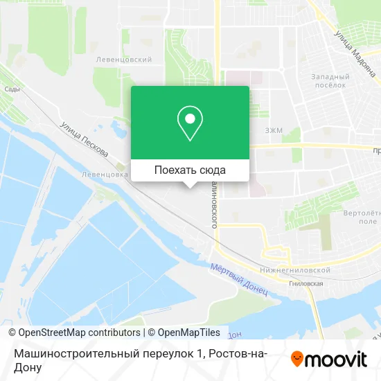 Карта Машиностроительный переулок 1