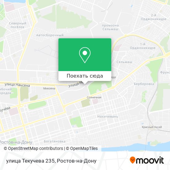 Карта улица Текучева 235