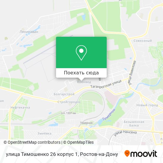 Карта улица Тимошенко 26 корпус 1