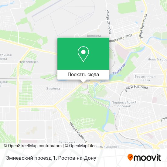Карта Змиевский проезд 1