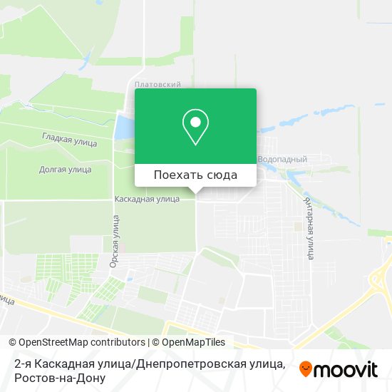 Карта 2-я Каскадная улица / Днепропетровская улица