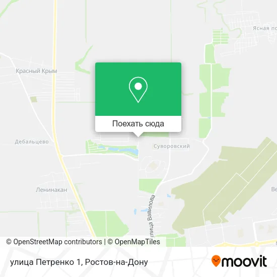 Карта улица Петренко 1