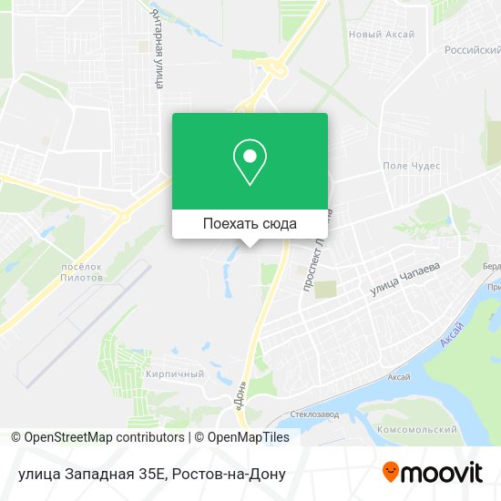 Карта улица Западная 35Е