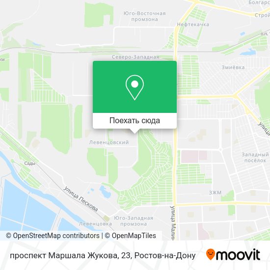 Карта проспект Маршала Жукова, 23