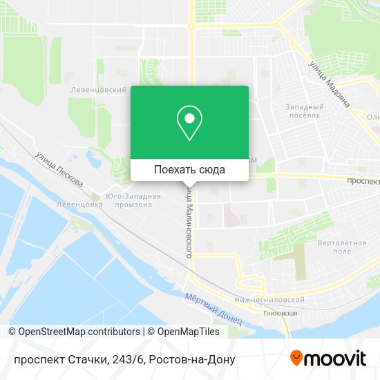 Карта проспект Стачки, 243/6