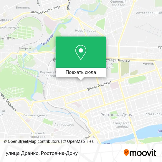 Карта улица Дранко
