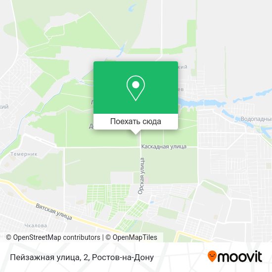 Карта Пейзажная улица, 2
