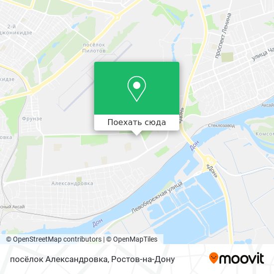 Карта посёлок Александровка