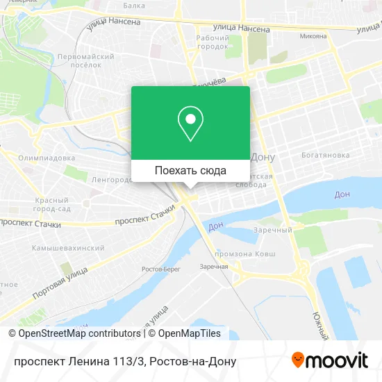 Карта проспект Ленина 113/3