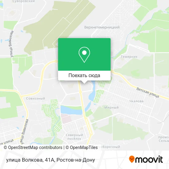 Карта улица Волкова, 41А