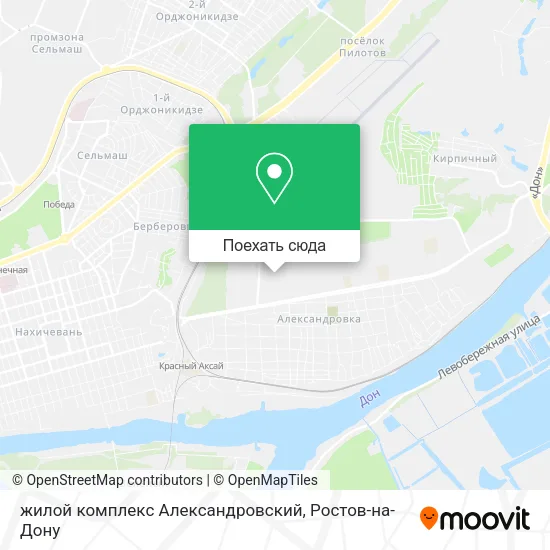 Карта жилой комплекс Александровский