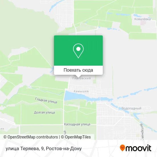 Карта улица Теряева, 9