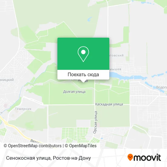 Карта Сенокосная улица