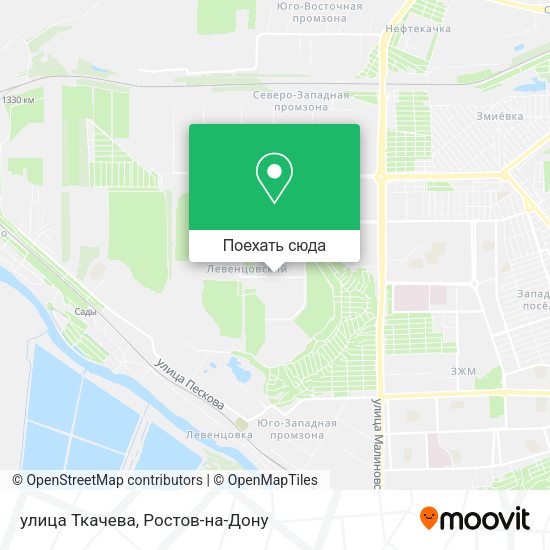 Карта улица Ткачева