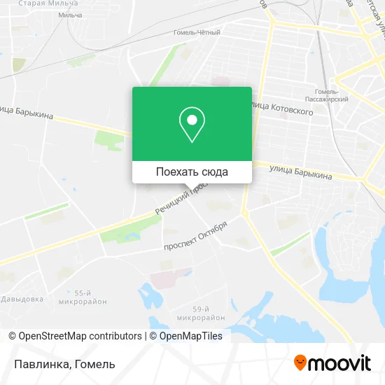 Карта Павлинка