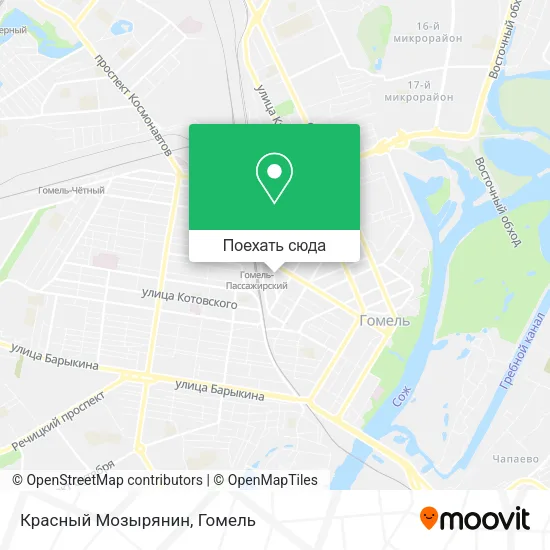 Карта Красный Мозырянин