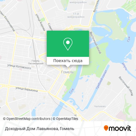Карта Доходный Дом Лавьянова