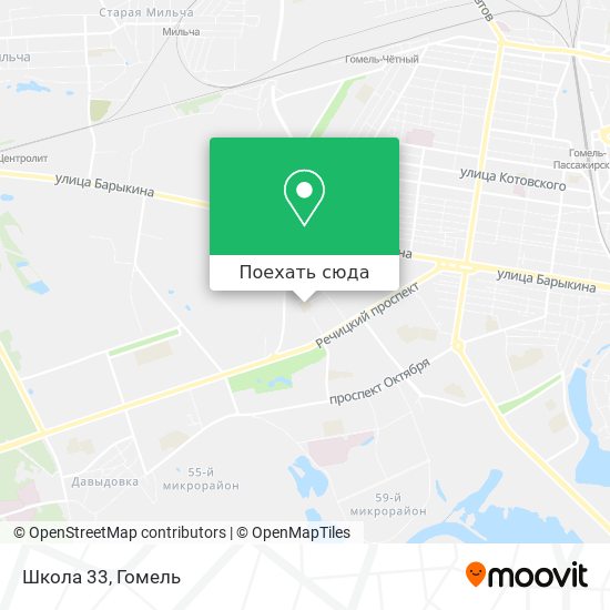 Карта Школа 33