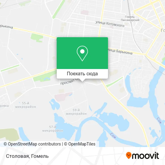 Карта Столовая