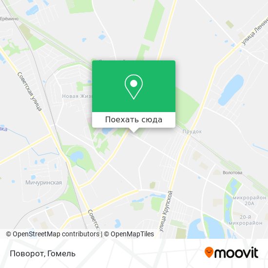 Карта Поворот