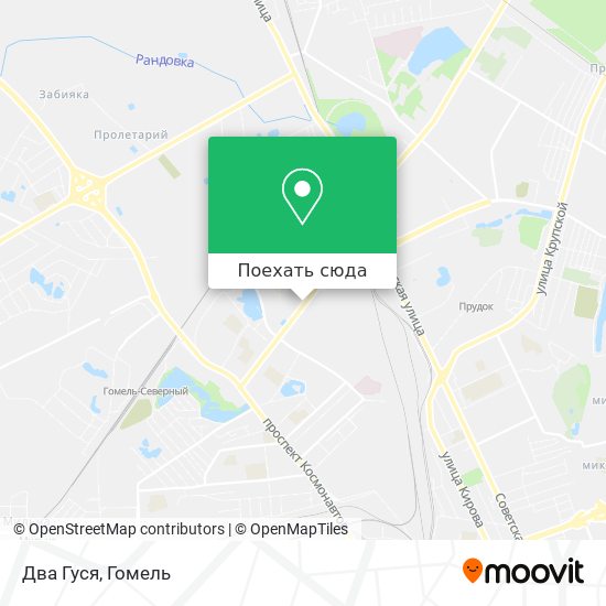 Карта Два Гуся