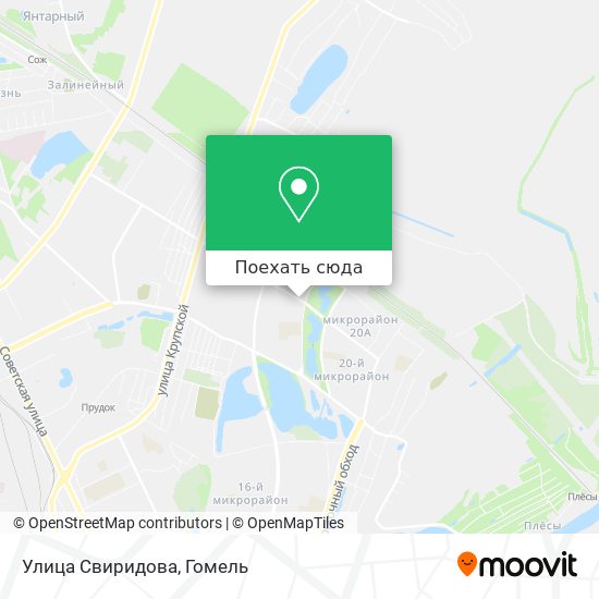 Карта Улица Свиридова