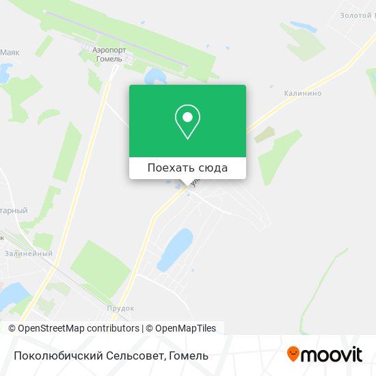 Карта Поколюбичский Сельсовет