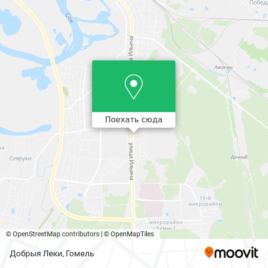 Карта Добрыя Леки
