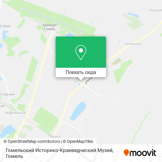 Карта Гомельский Историко-Краеведческий Музей