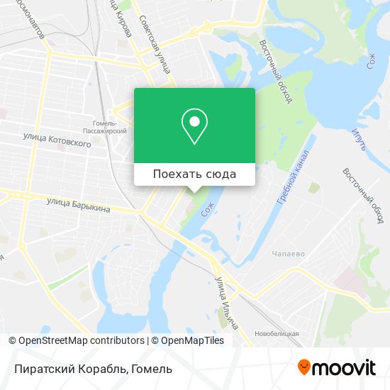 Карта Пиратский Корабль