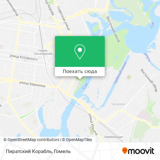 Карта Пиратский Корабль