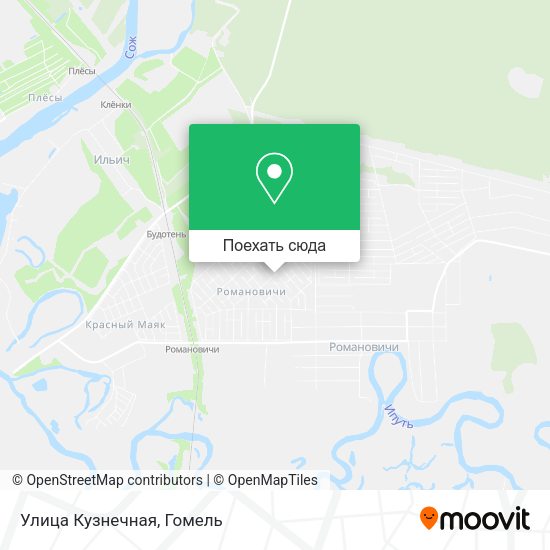 Карта Улица Кузнечная