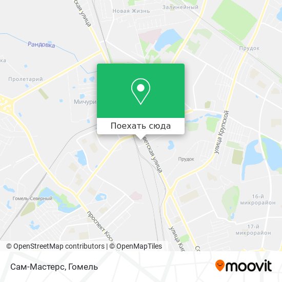 Карта Сам-Мастерс