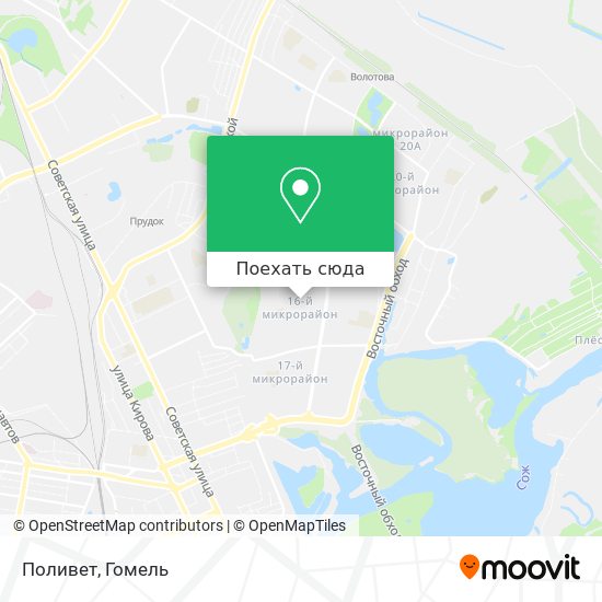 Карта Поливет