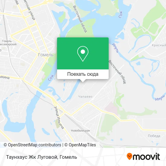 Карта Таунхаус Жк Луговой