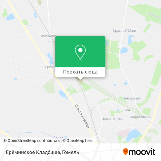 Карта Ерёминское Кладбище