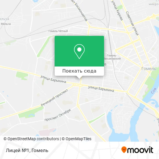 Карта Лицей №1