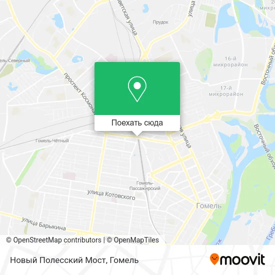 Карта Новый Полесский Мост