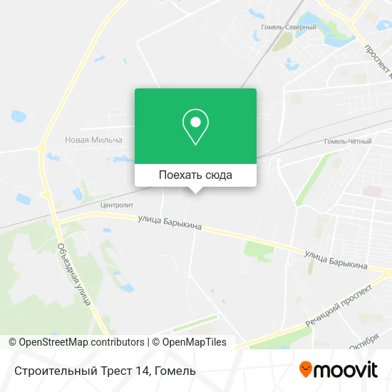Карта Строительный Трест 14