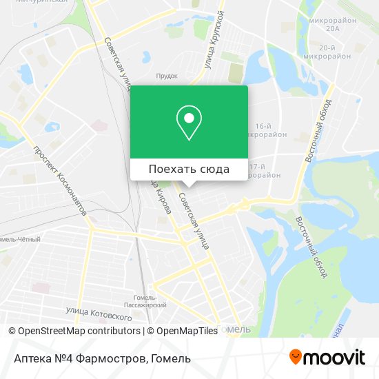 Карта Аптека №4 Фармостров
