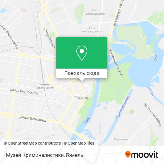 Карта Музей Криминалистики