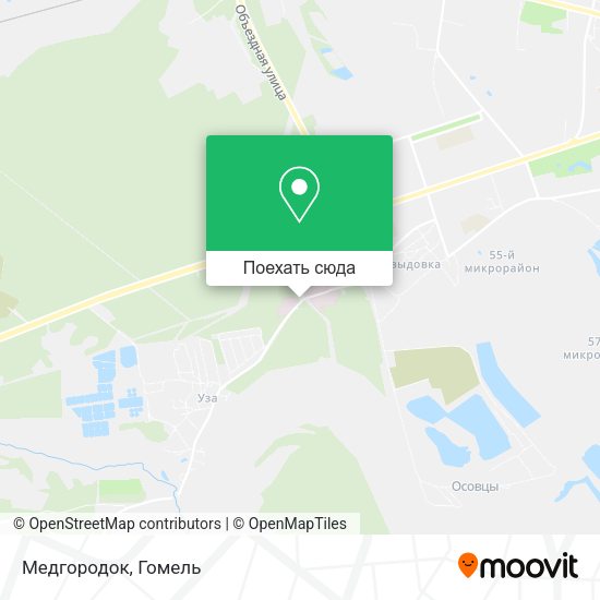 Карта Медгородок