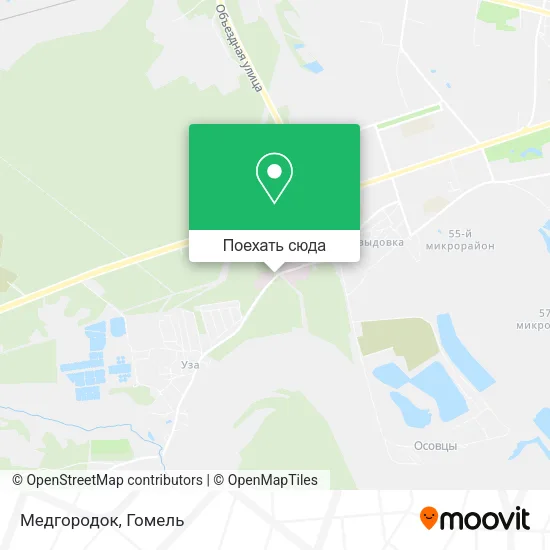 Карта Медгородок