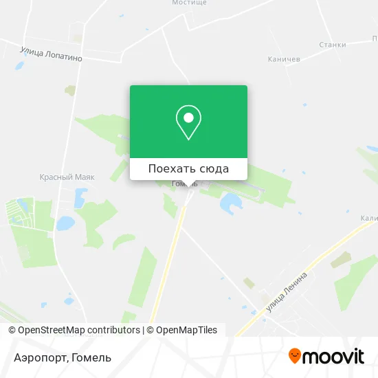 Карта Аэропорт