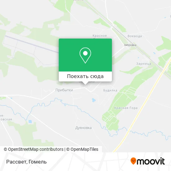 Карта Рассвет