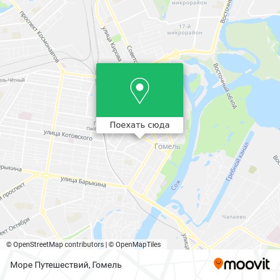 Карта Море Путешествий