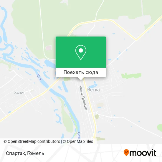 Карта Спартак